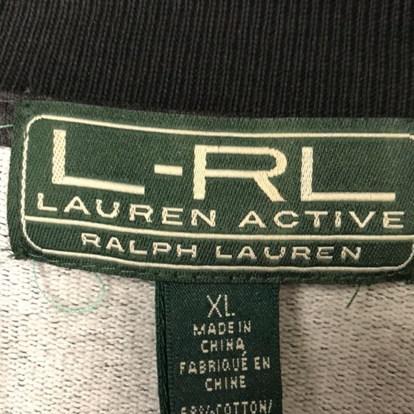Lrl Ralph Lauren Women’s Active Zipper Jacket Gray  Black Size XL Zip pockets - Picture 4 of 12